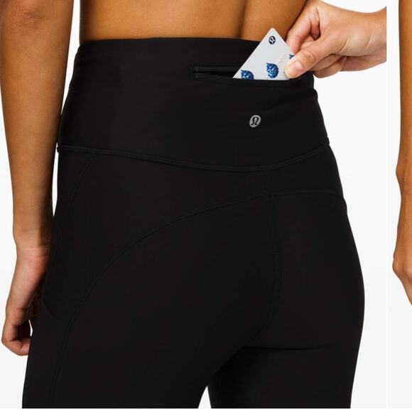 Lululemon Flurry Up Super High-Rise Tight 25" size 10 in Black - Picture 2 of 10